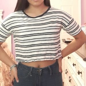 American eagle flowy crop top
